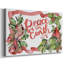 «Cardinal Holly Christmas Collection A», reproduction sur toile-603877009