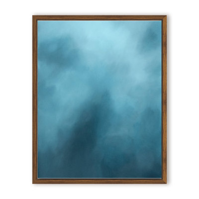 Coastal Retreat Underwater Clouds XVIII by  - Floater Frame Print on Canvas