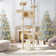 Large Cat Appropriate 81.1'' H Heavy Duty Carpet Cat Tree Condos and Scratching Posts Included