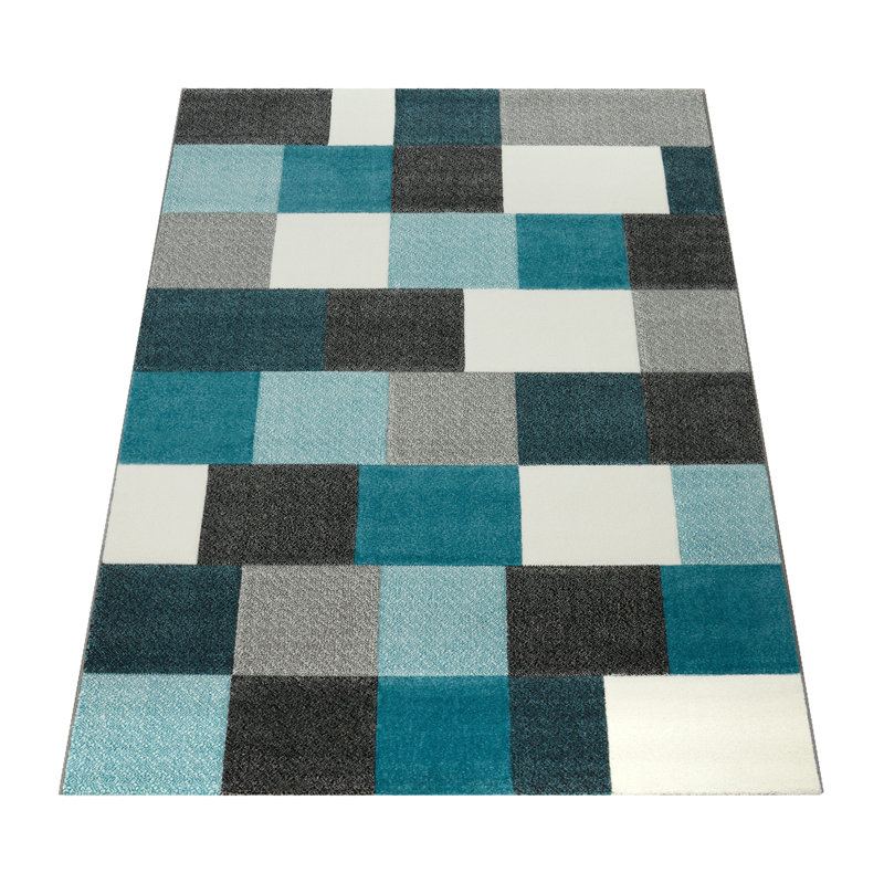 Gunay Geometric Area Rug, Rectangle 60 x 110cm