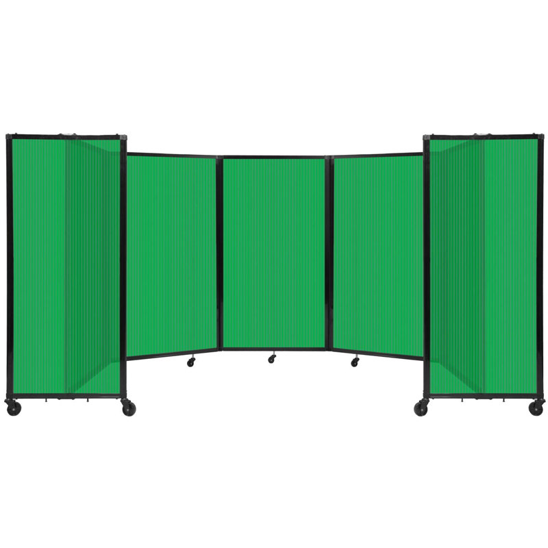 Cloison murale en polycarbonate 360, H 60 po x l 168 po, Vert