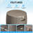 Winado 165 Quarts Ice Chest in Brown