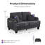 Ensemble de canapé en chenille 2 pièces Luka-694236775-674056704