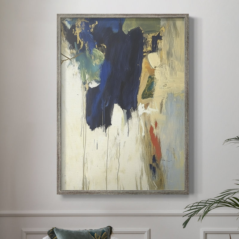 ABSTRACT Series DCCCXXI Framed Print - Solid Wood, 11" H x 9" W