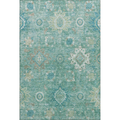 Premium Machine Washable Mayfield AMF1927 Global Rug