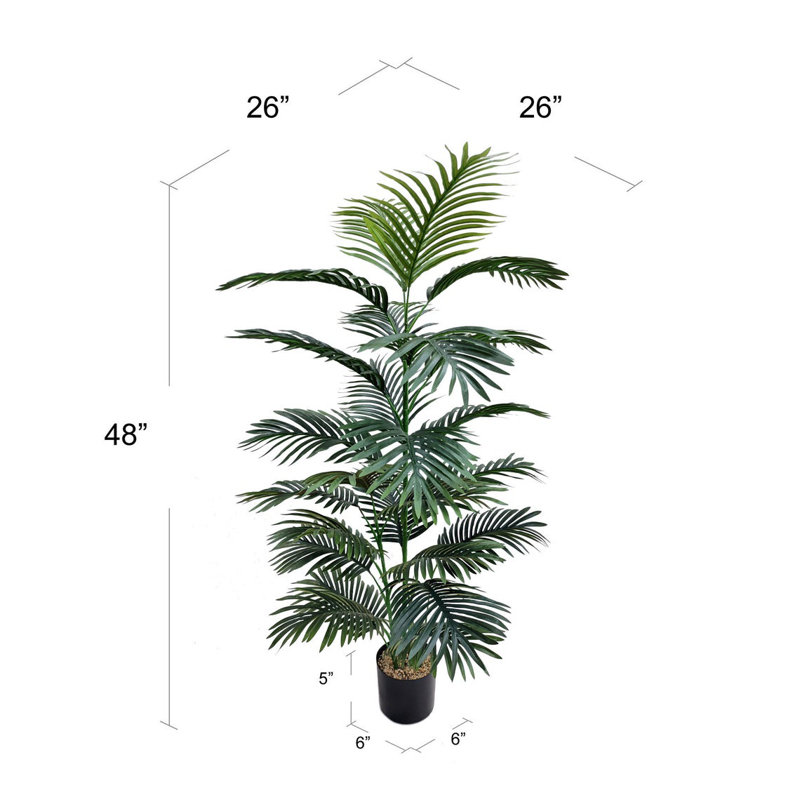 Grand palmier artificiel en pot 50 "
