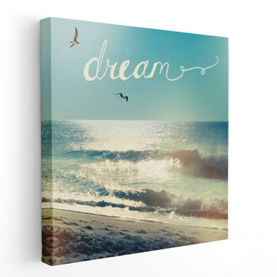 «Coastline Waves», reproduction d'art sur toile