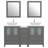  60" Double Bathroom Vanity Set with Mirror-23188984
