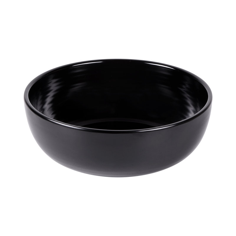 Elite Global Solutions Melamine Serving Bowl, Black