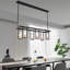 Luminaire suspendu pour îlot de cuisine 6 lumières Javette