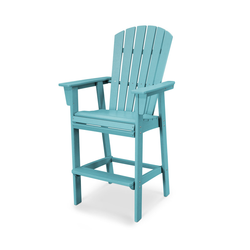 Chaise de bar POLYWOOD Adirondack, 29,25 po, Aruba