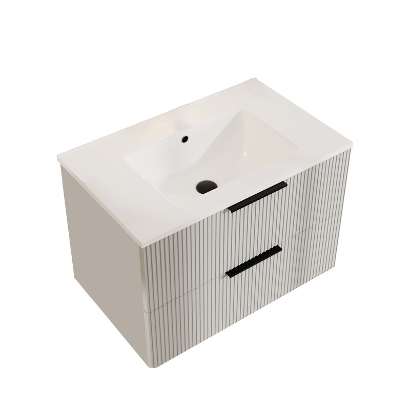 Meuble-lavabo gris 30 po sans lavabo