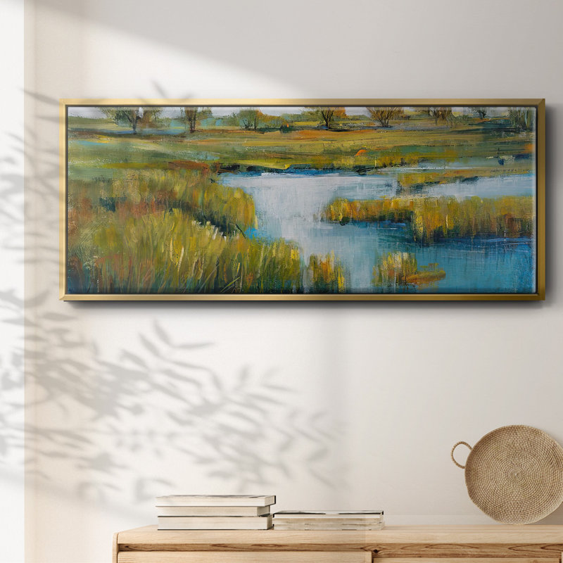 Marshland View IV - Framed Canvas