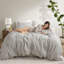 Ensemble de housse de couette en lin, coton et rayonne 3 pièces-115820678-115820681