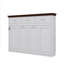 Lit escamotable simple avec tiroirs multiples