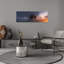 «Mountain Peaks Dramatic Serene Abstract Landscape Mountain», art mural-1216245592