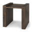 Table à plateau 22 po en bois massif espresso et brun-156442780-156442770