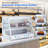 Refrigerated Display Case ,5.3 Cu.Ft  Countertop Pastry Display Case Commercial Display Refrigerator w/LED display Air-cooling Automatic Defrost Rear Sliding Door