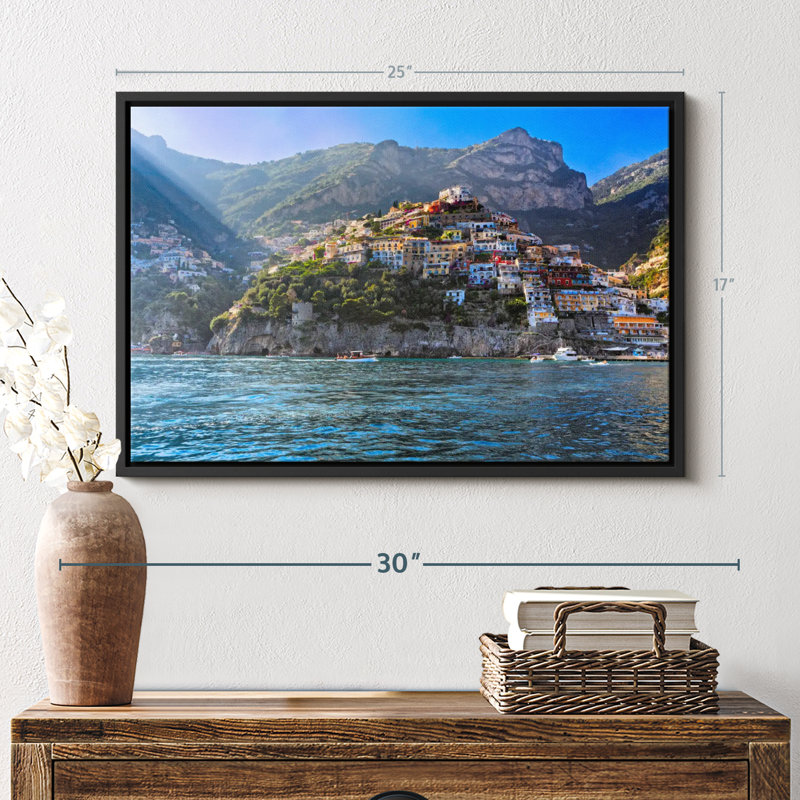 Places "Falaises de Positano", art mural, H 17 po x l 25 po