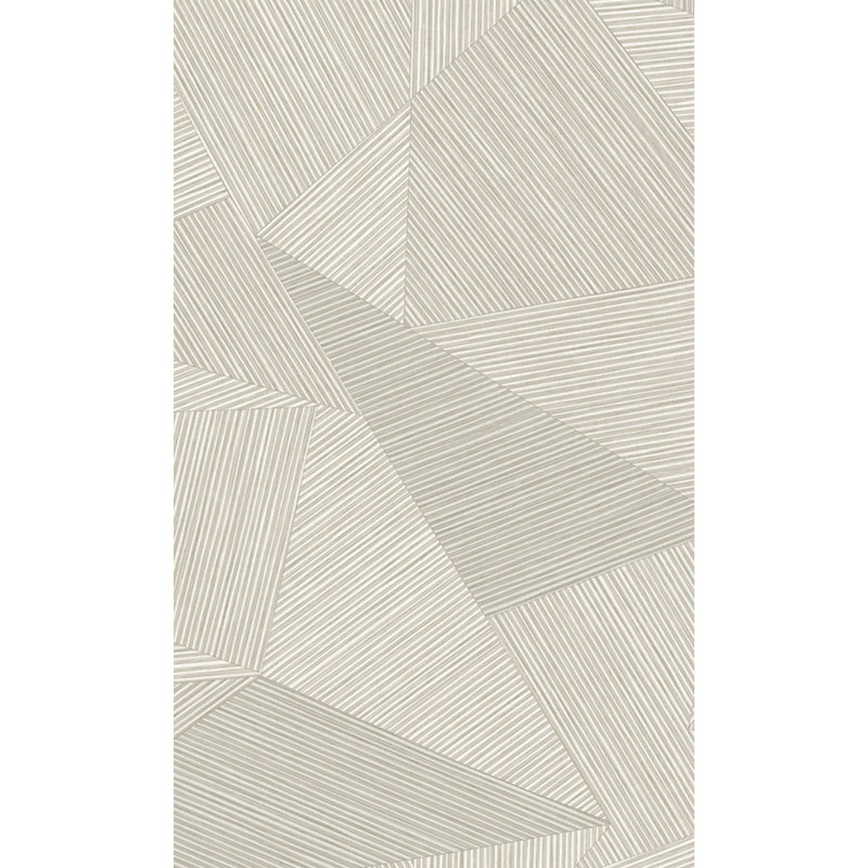 Papier peint formes géométriques Beathe, Beige