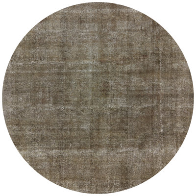 Tapis brun à motif oriental