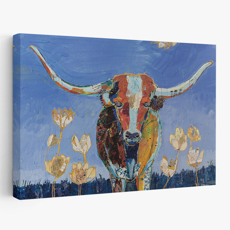 Animaux Animaux - Skyline Longhorn, H 40 po x l 60 po