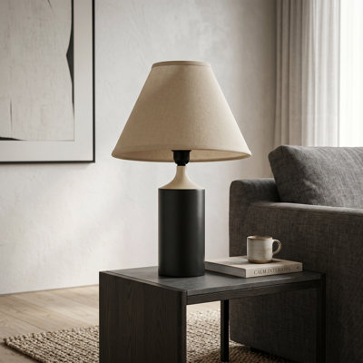 19" Deep Cone Slanted No Slub Lampshade