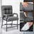 Kaicie Upholstered Accent Chair with Ottoman