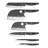 Cuisine::pro® KUROI KIBA 7-Piece Knife Block