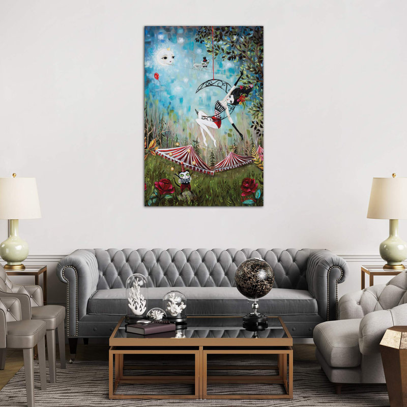 Moonglow by Heather Renaux - Wrapped Canvas Painting, 66.04 cm H x 45.72 cm W x 3.175 cm D