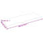 Plateau de table VidaXL Wave-92694783