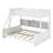 Twin XL Over Queen Bunk Bed With Cabinets And USB-2009272764