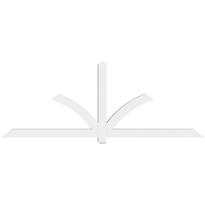 Support pour pignon en PVC Redmond, H 36 po x l 96 po (pas: 9/12), P 4 po x F 4 po