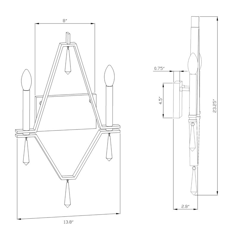 Candle Wall Light
