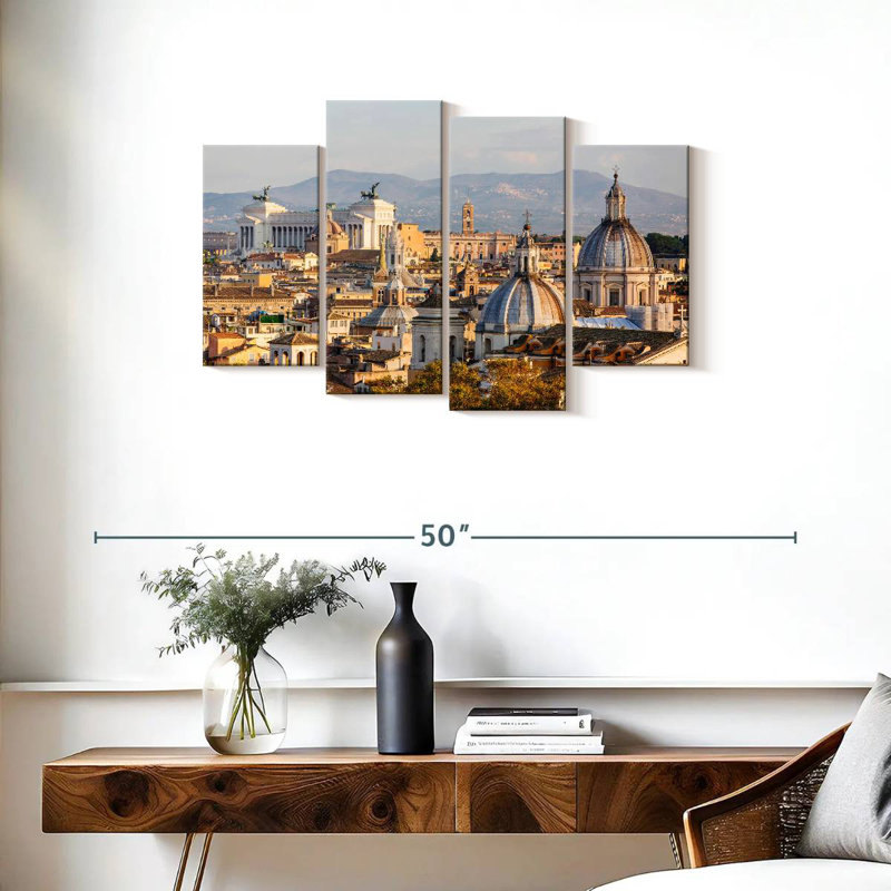 Rome sunset skyline Sireci