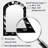 Abstract Geometric Black And White II - Geometric Asymmetrical Large Wall Mirror, Modern Arch Unique Mirror, Printed Metal Art-1526484664