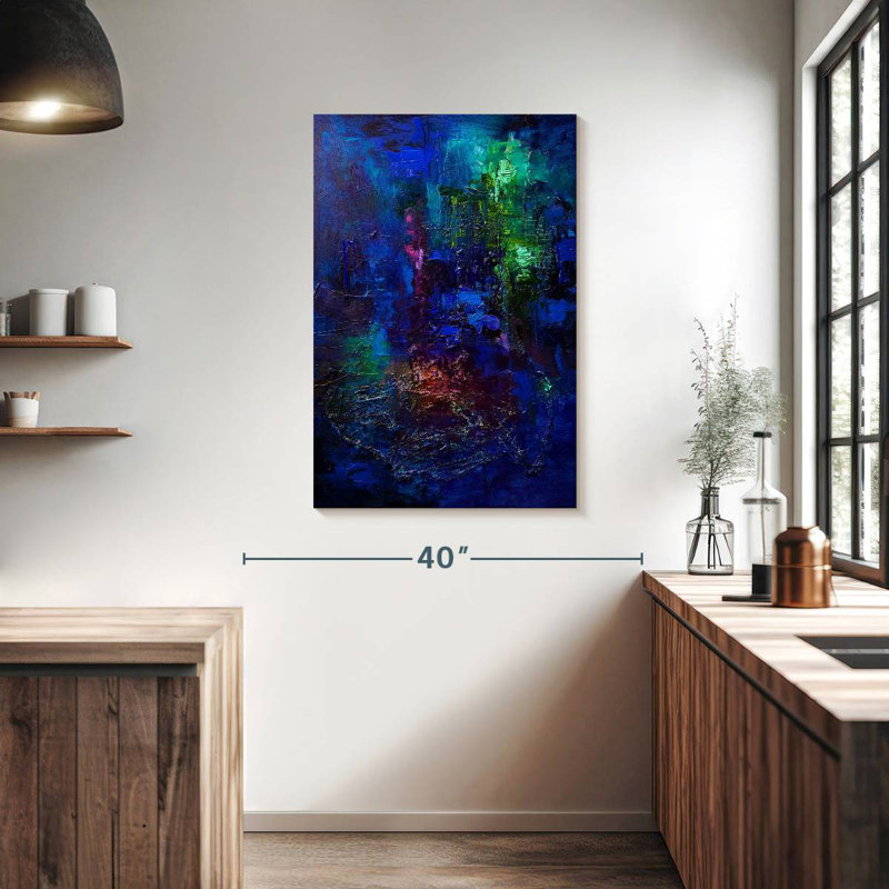 Avery Blue II, 39" H x 26" W