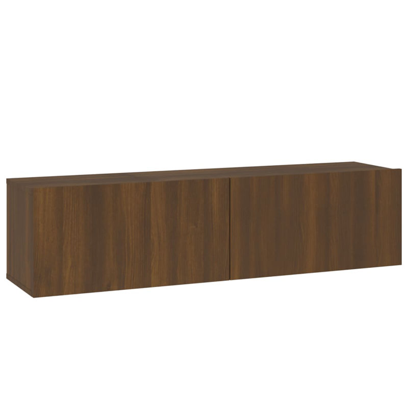Angeleen Unfinished TV Stand, Smoked Oak, 120cm