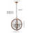 Hildegard 4 - Light Silver/Brown Lantern Pendant
