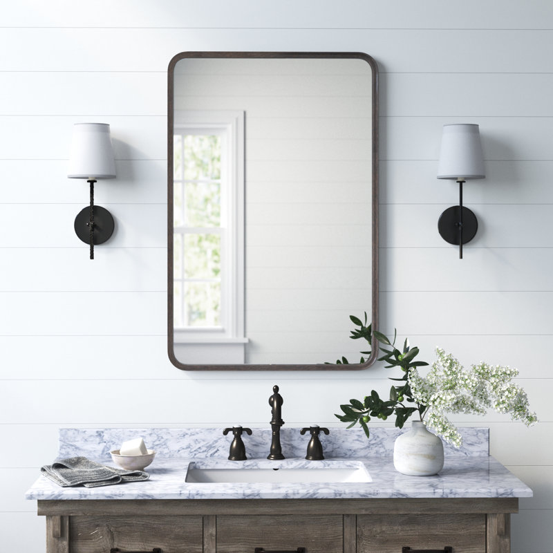 Keaton Mirror, 36" x 24", Bronze