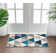 Rivka Modern Blue/Grey/Cream Geometric Rug
