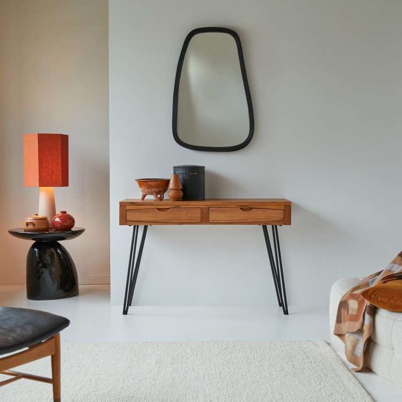Bonnie 47.24'' W Solid Wood Console Table