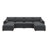  Abramson U-Shaped Upholstered Chenille Sectional Cloud  Sofa-1419851170