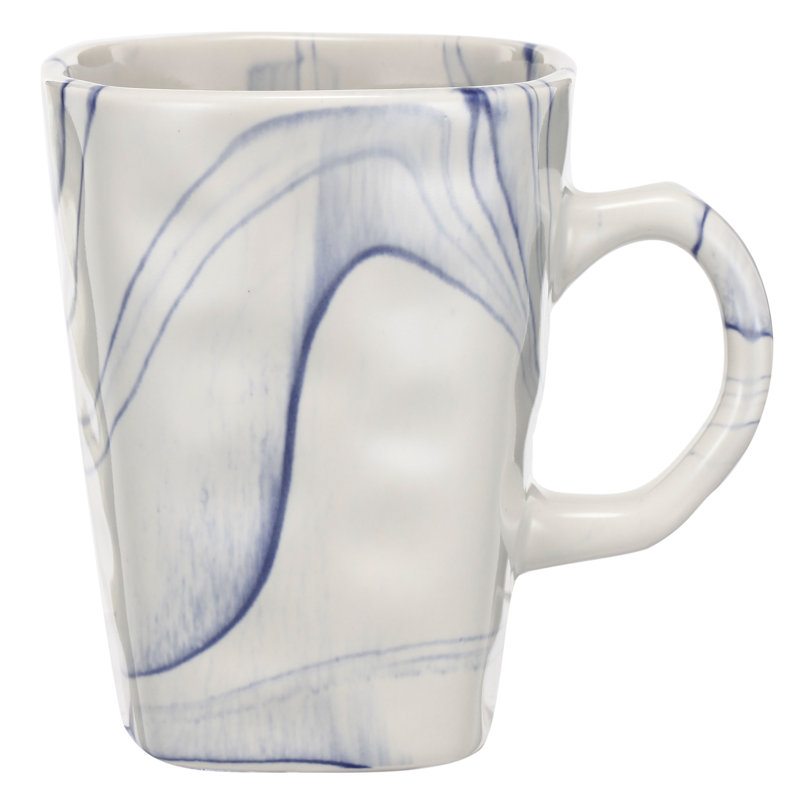 Tasse à café Waterman, Blanc / Bleu