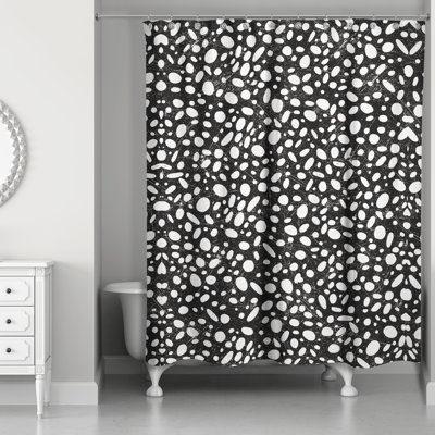 Rideau de douche simple pebble Pekalongan