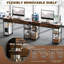 Metal Base Computer Desk
