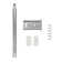 Drawer Slide Center Mount 3/4 Extension Cadmium Finish