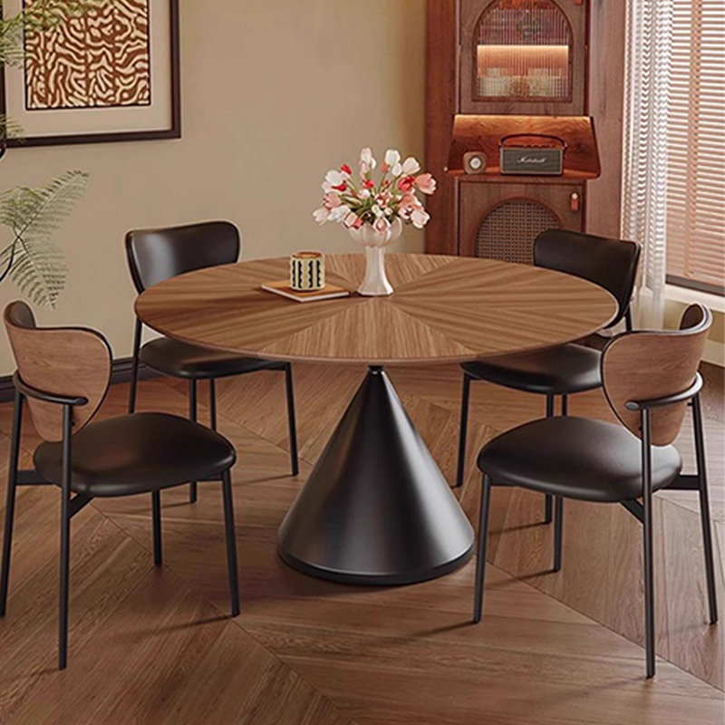 Durable and environmentally friendly dining table, 29.52"H x 59.05"L x 59.05"W