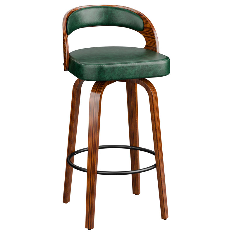 Tabourets de bar pivotants 29,2 po, Vert, 1