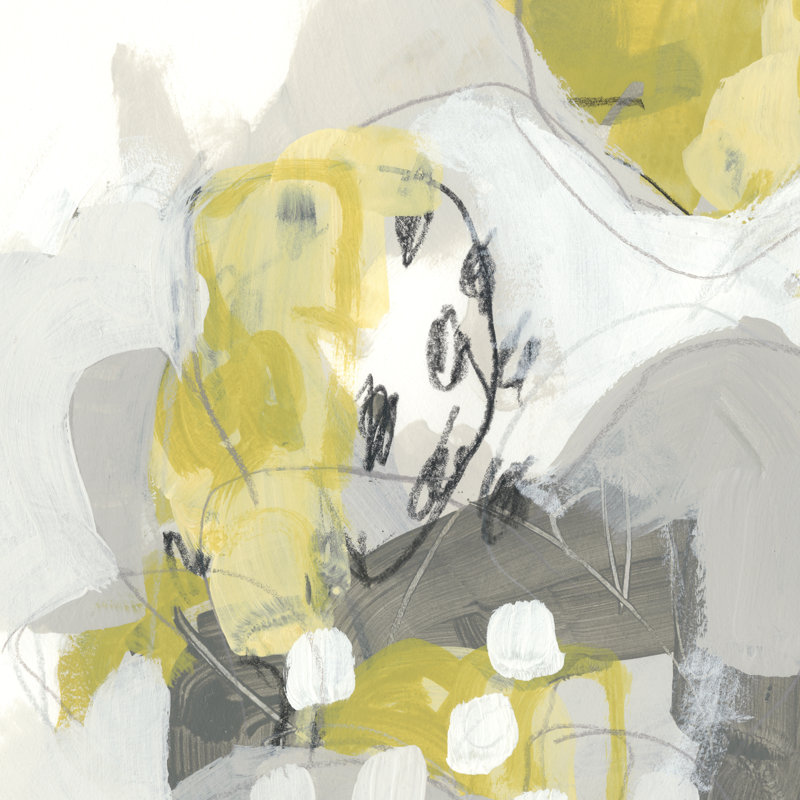 Citron Mist IV - Wrapped Canvas Print, 30cm H x 30cm W